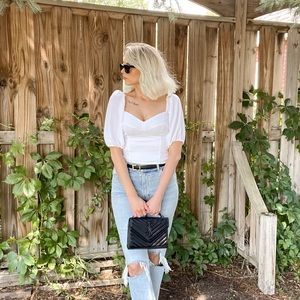 Abercrombie Puff Sleeve Top